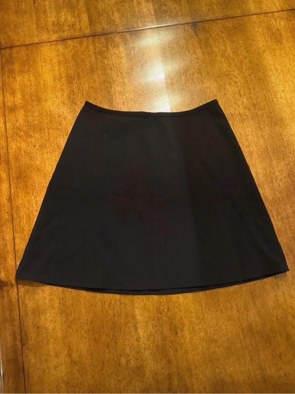Vintage 90s Classic Black A-Line Women's Mini Skirt